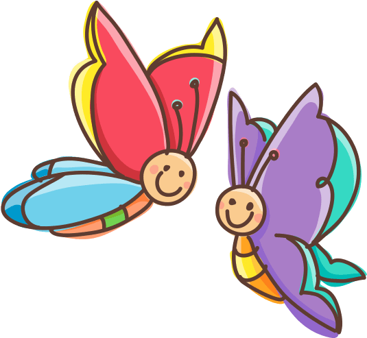 Butterfly Animation For Kids Clipart (700x700), Png Download