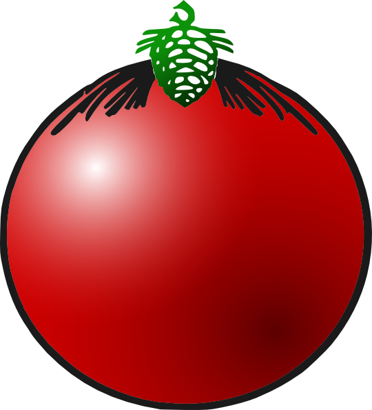 Christmas Ornament Clipart (540x595), Png Download