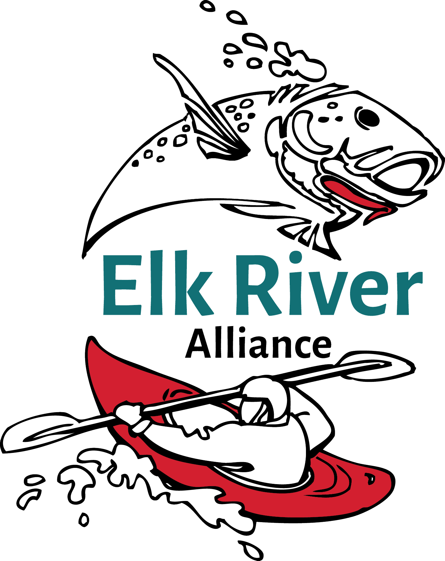 Transparent White Water Rafting Clipart - Elk River Alliance Logo - Png Download (1453x1832), Png Download