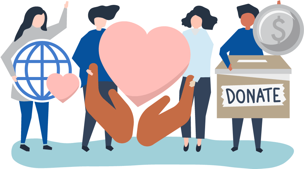 People Helping During Covid 19 Clipart (1100x800), Png Download