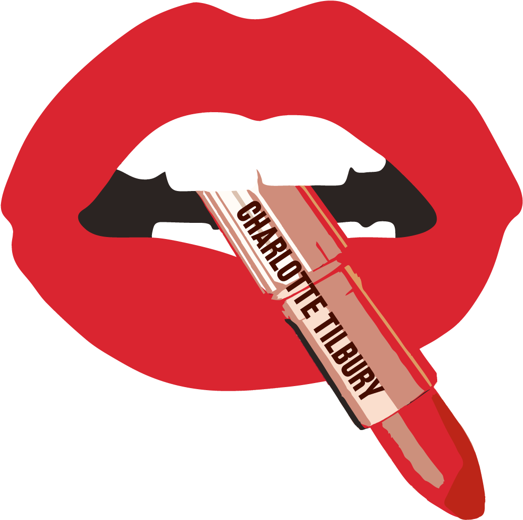 Charlotte Tilbury Clear Make Up Bag Clipart (1080x1080), Png Download