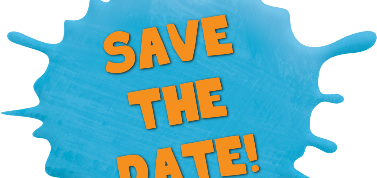 Save The Date Button - Graphic Design Clipart (1230x581), Png Download
