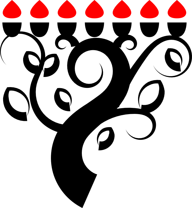 Clipart - Menorah - Clip Art - Png Download (739x800), Png Download