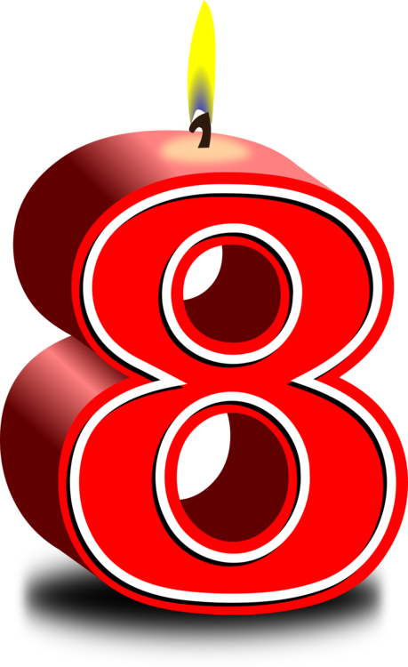 Symbol,christmas Decoration,christmas Ornament - 8 Candle Png Clipart (459x750), Png Download