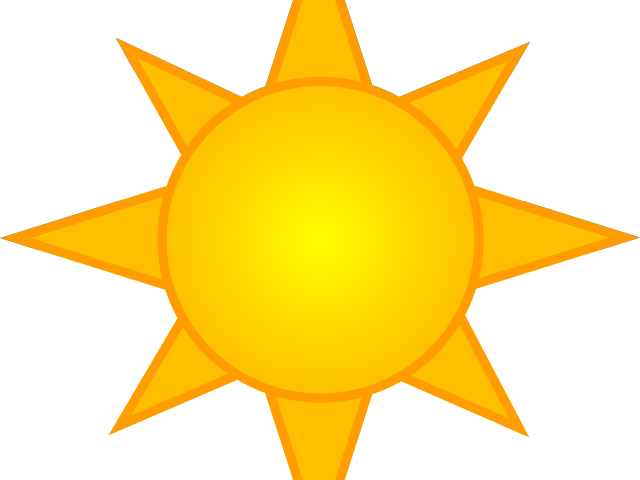 Transparent Sun Drawing Png - Sun Behind Clouds Clipart (640x480), Png Download