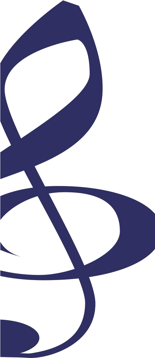 Musical Notes In Navy Clipart (1600x1600), Png Download