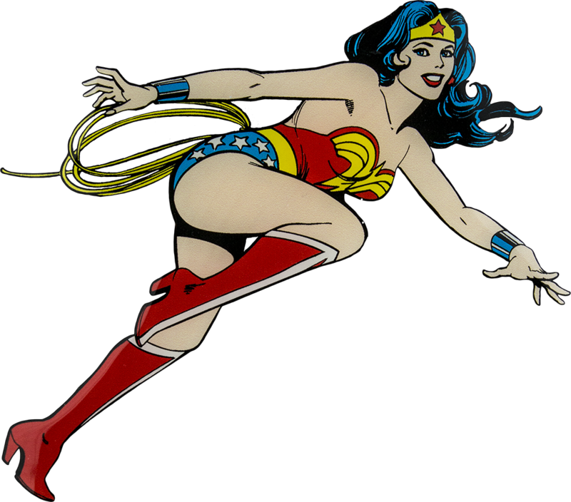 Wonder Woman Png Clipart - Cartoon Wonder Woman Transparent Background (800x704), Png Download