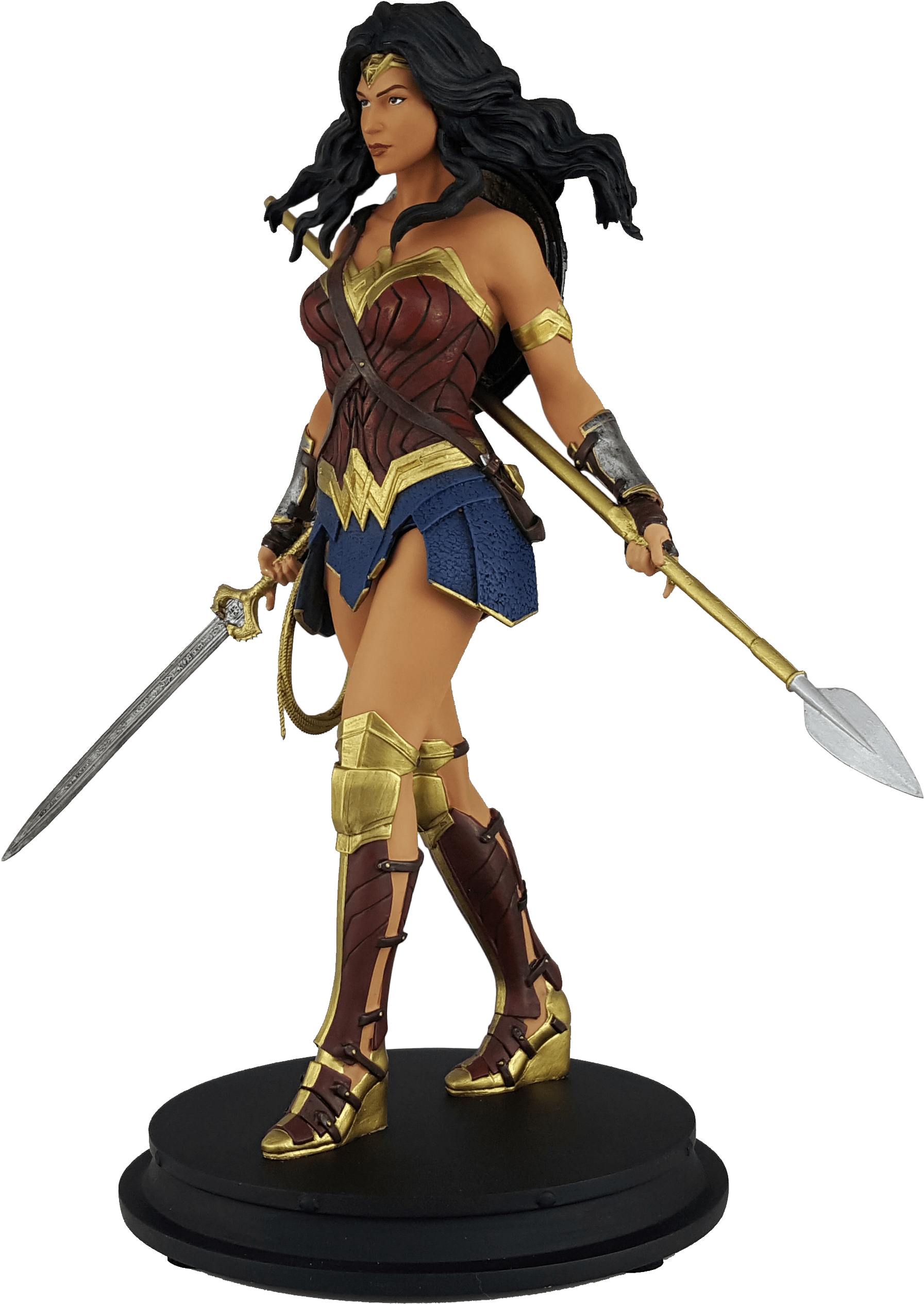 Wonder Woman Movie Statue, Based Off The Film"s Scans - Mulher Maravilha De Brinquedo Clipart (1793x2530), Png Download