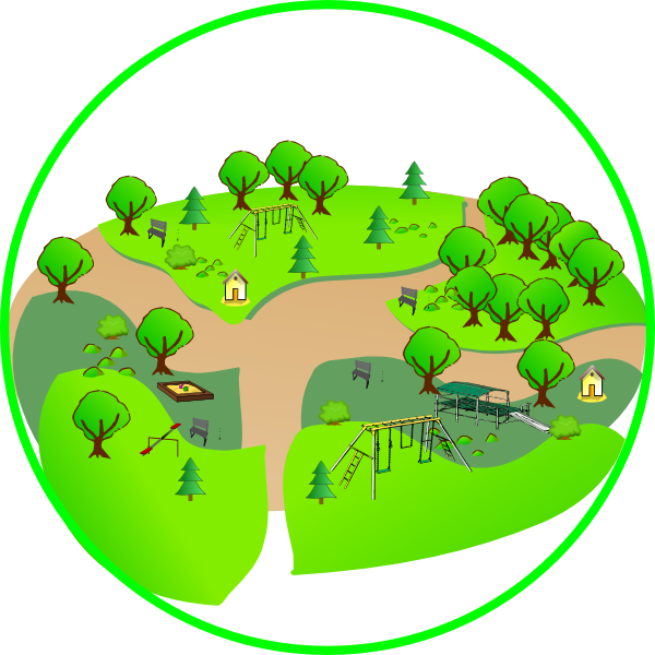 Park Clip Art At Clker - Parks Clipart - Png Download (600x600), Png Download