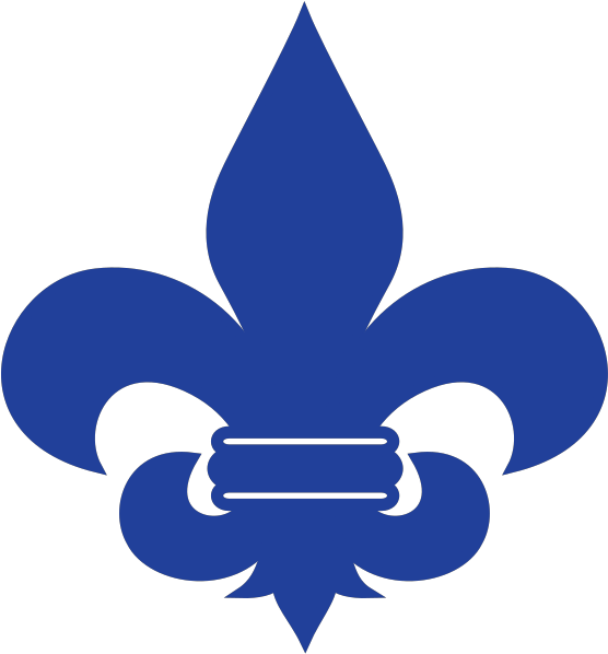Blue Fleur De Lis Cub Scout Svg Clip Arts - Fleur De Lis Clip Art - Png Download (1024x1024), Png Download