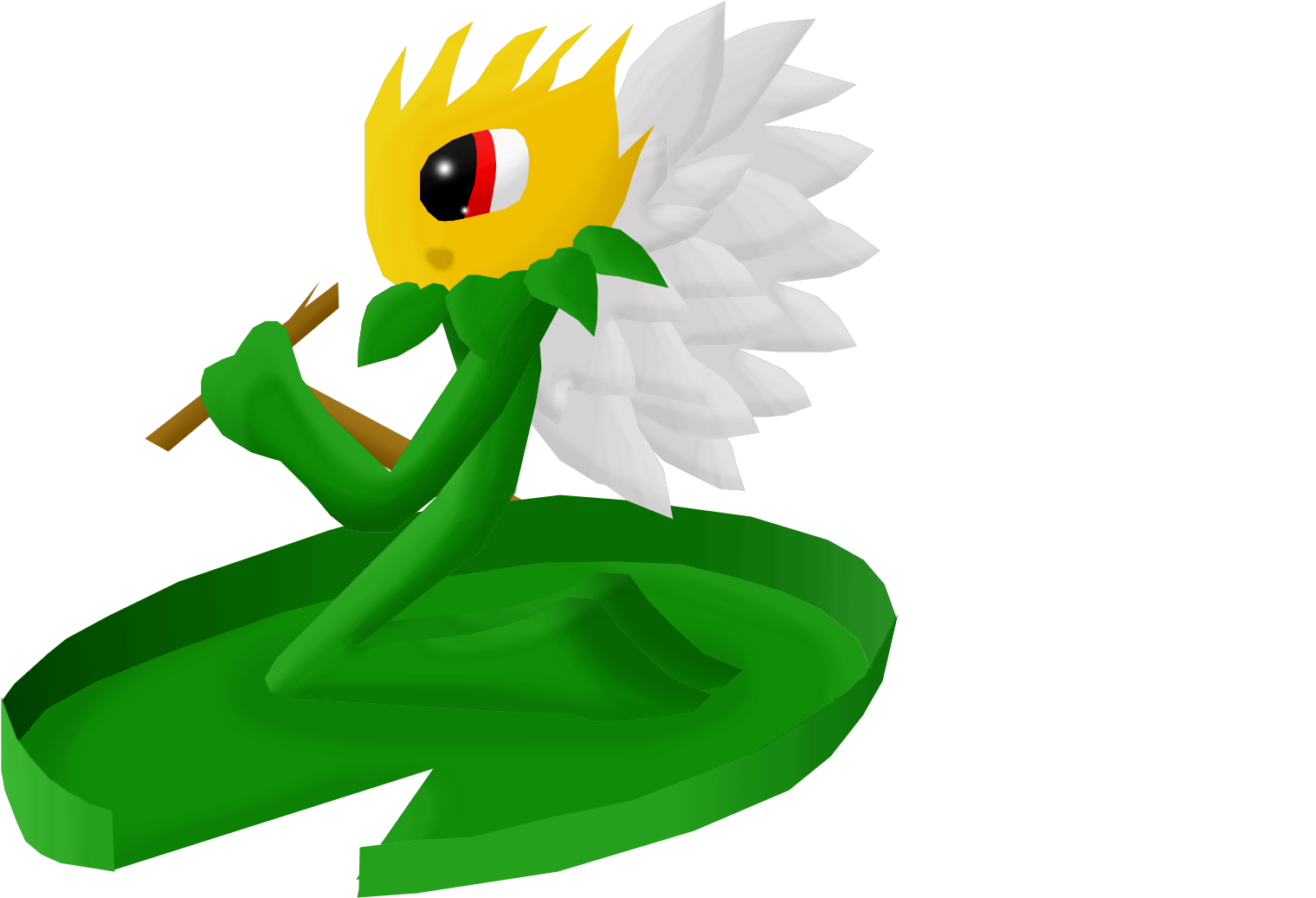 Water Lily Sprite - Cartoon Clipart (2048x1536), Png Download