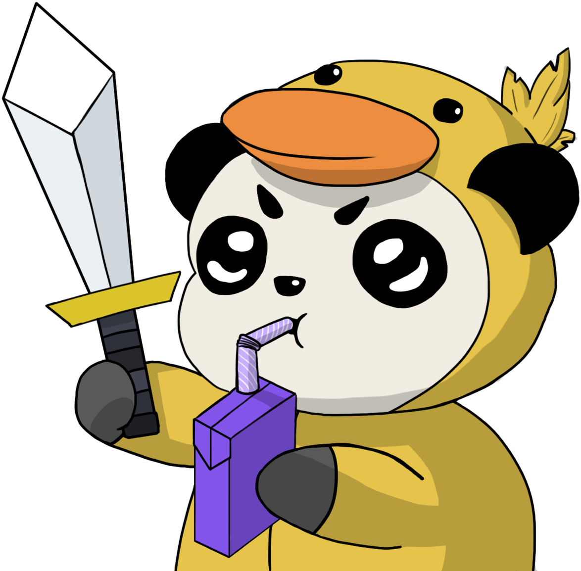Bahroo On Twitter Dying= Now Special Secret Surprise - Panda Emoji Discord Clipart (1200x1200), Png Download
