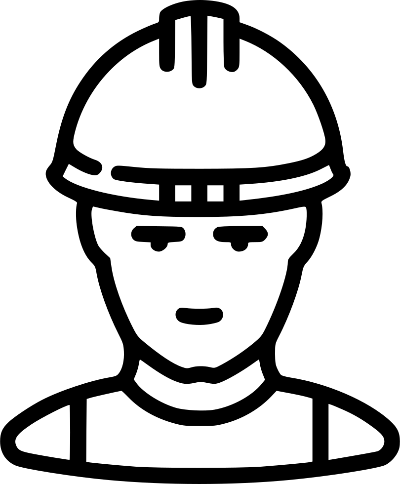 Working Builder Industrial Man Human Avatar Comments - Human Icon Avatar Download Clipart (810x980), Png Download