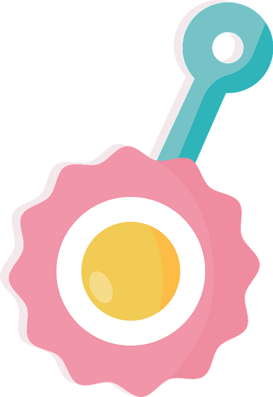 Rattle Clipart - Circle - Png Download (550x800), Png Download