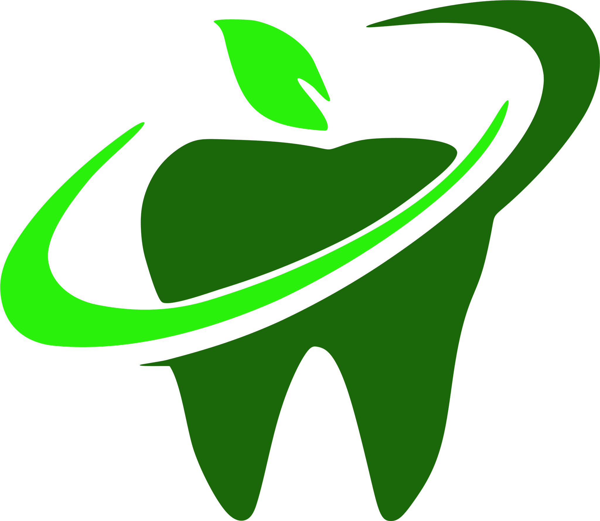 Green Dental Clinic Logo Clipart - Full Size Clipart (#5381157