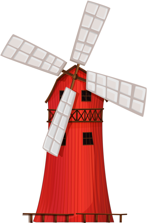 Windmill Clipart Rustic Frames Illustrations Images - Windmill Transparent - Png Download (515x783), Png Download