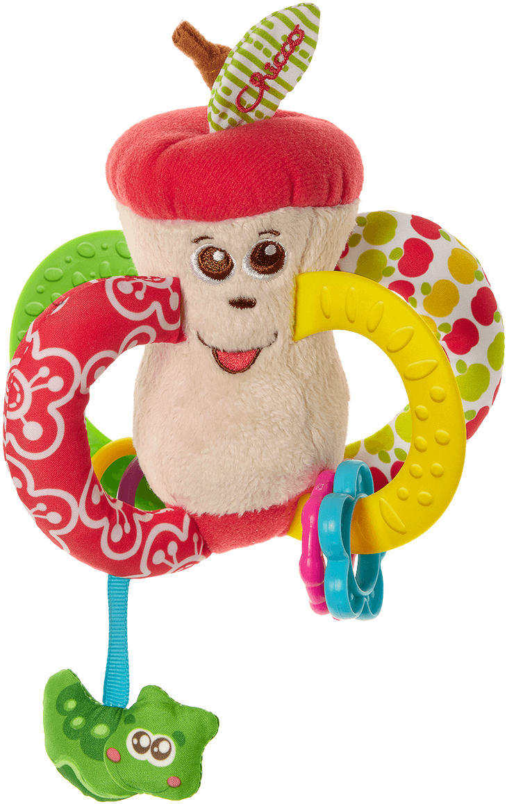 Easy To Grip Apple - Chicco Grzechotka Jabluszko Clipart (1280x1280), Png Download