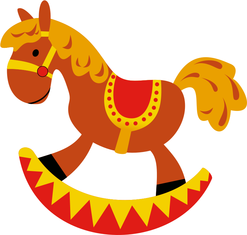Free Rocking Horse Clip Art - Rocking Horse Clip Art - Png Download (792x756), Png Download