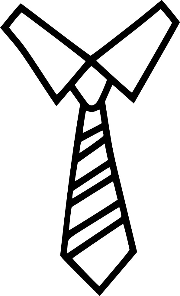 Free Download Corbata Para Colorear Clipart Coloring - Desenho De Uma Gravata - Png Download (596x980), Png Download