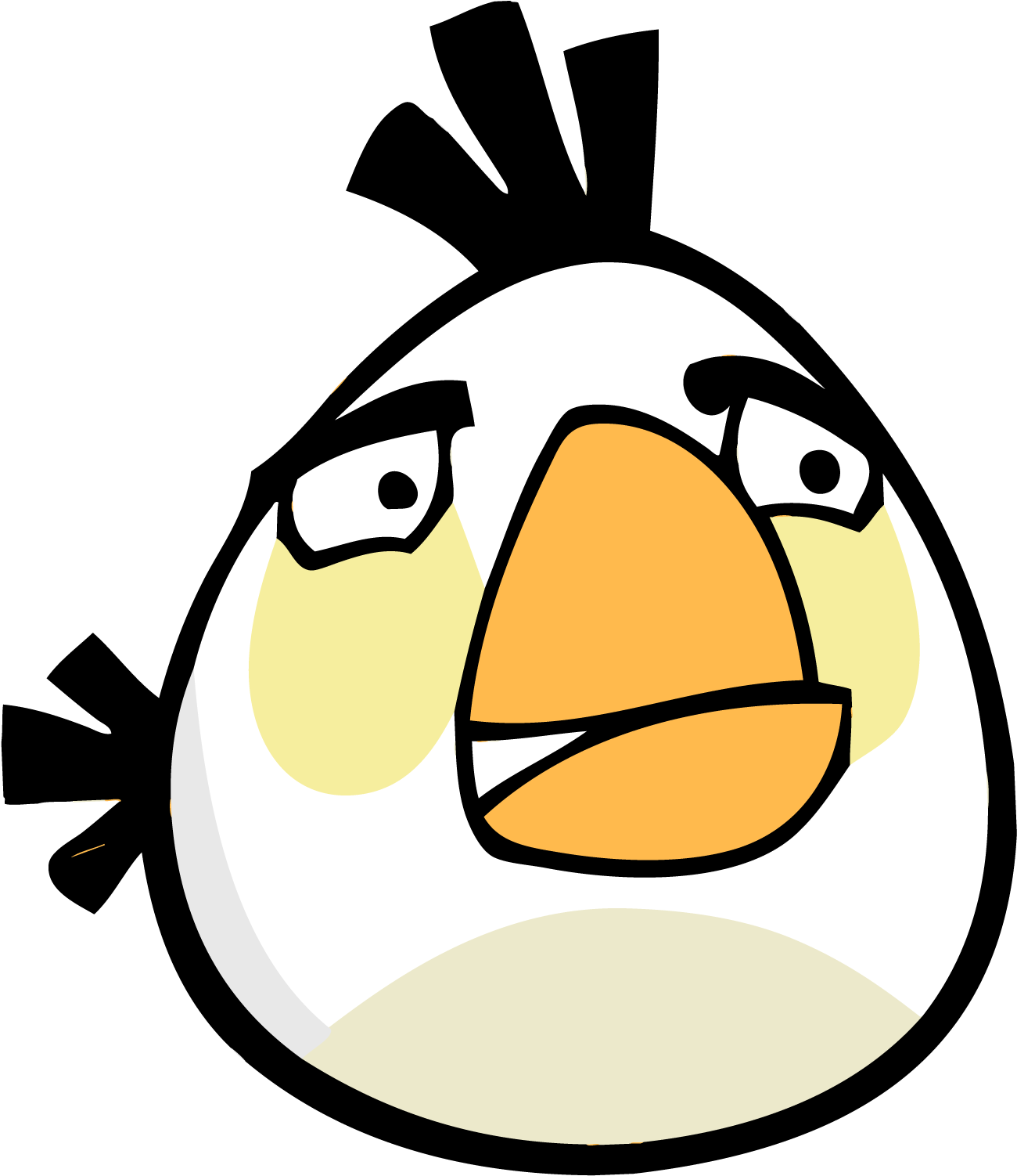 White Angry Birds Png Clipart (2030x1846), Png Download