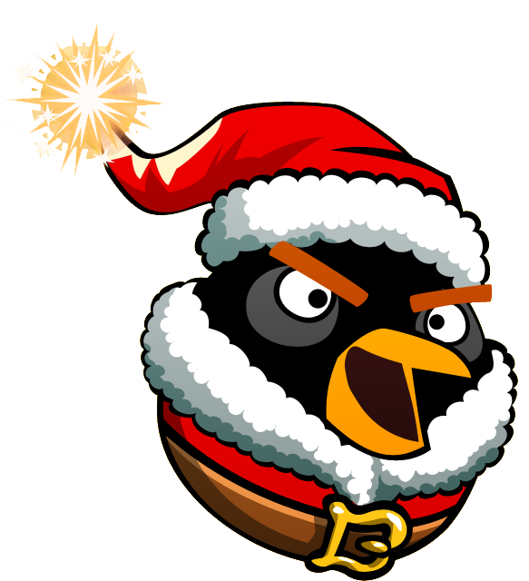 Angry Birds Friends Bomb Clipart (600x660), Png Download