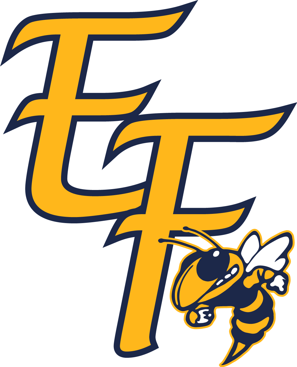 East Fairmont High School Bees Clipart (517x640), Png Download