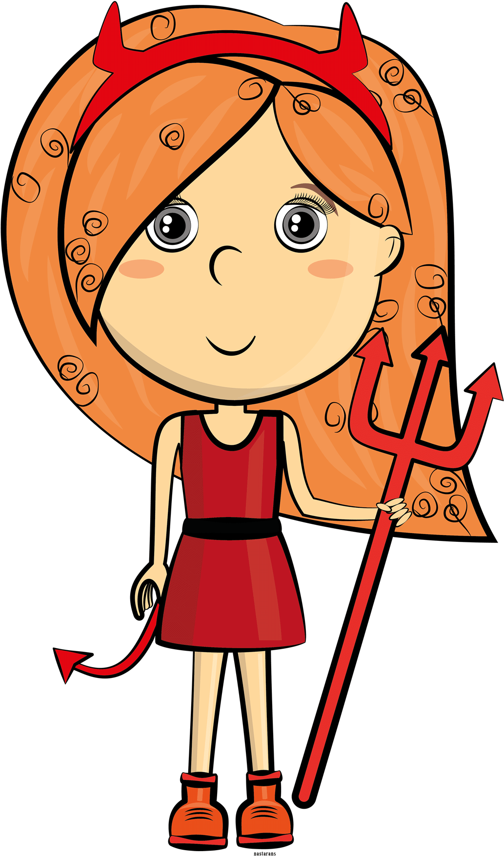 Cute Halloween Costume Art Clipart (1204x1914), Png Download