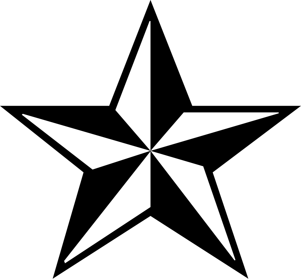 3d Black Star Png Icon Transparent Background Image Clipart (900x900), Png Download