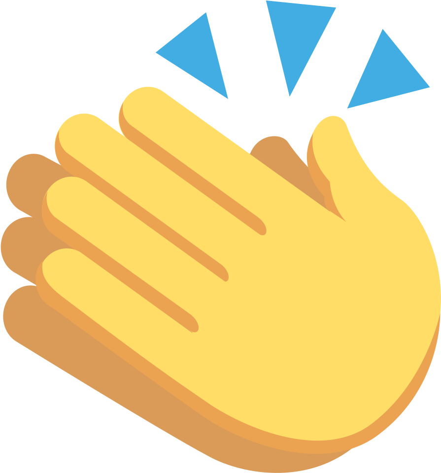 Download Clap Clapping Hands Emoji Png Clipart (5382636) PinClipart