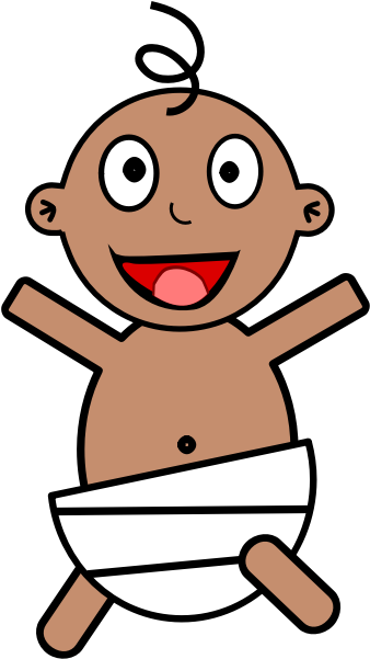 Happy Baby - Clipart Gender Neutral Baby - Png Download - Full Size