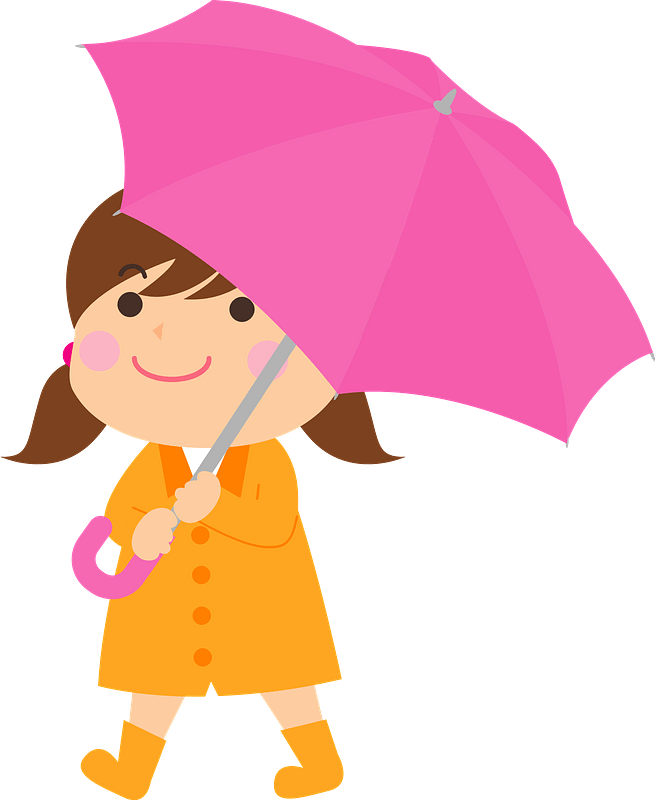 Child Girl Umbrella Clipart Umbrella Png Download Full Size Clipart 5383094 Pinclipart