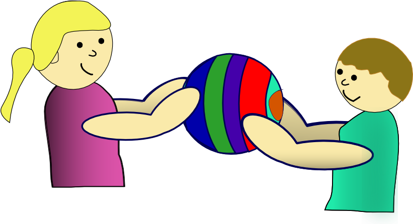 Kids Share Book Clipart Svg Children Sharing Clipart - Children Sharing Clip Art - Png Download (820x1000), Png Download