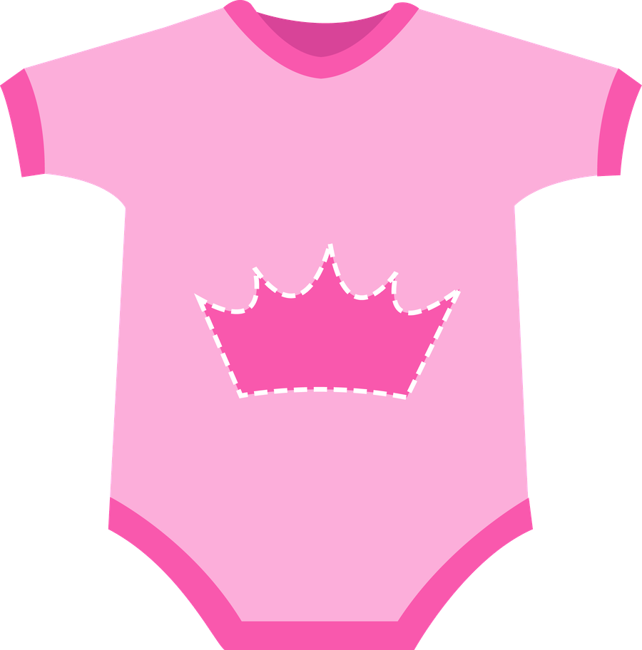 Vest Clipart Baby Girl, Vest Baby Girl Transparent - Baby Boy Onesie Clipart - Png Download (900x912), Png Download