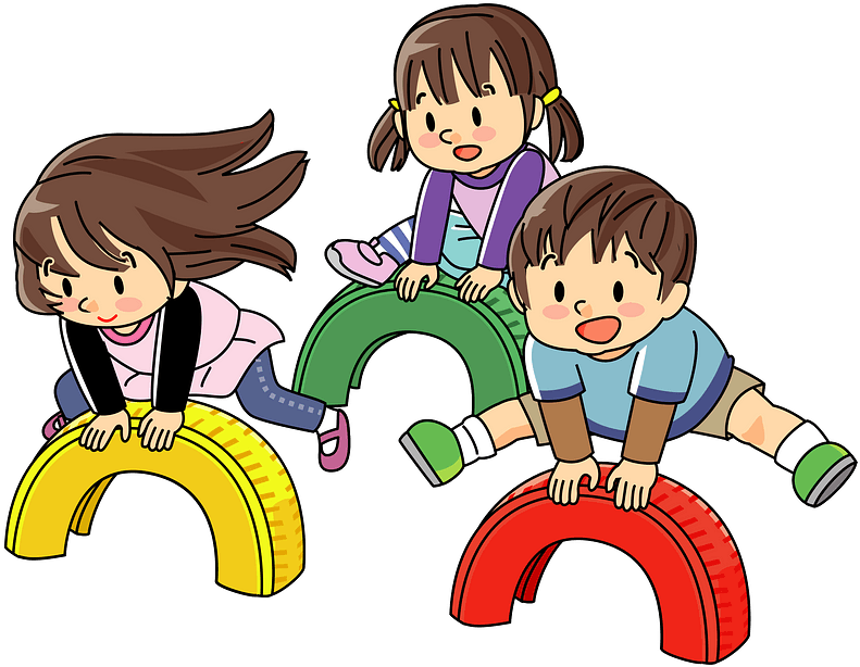 Children Tire Play Clipart - Cartoon - Png Download (800x622), Png Download
