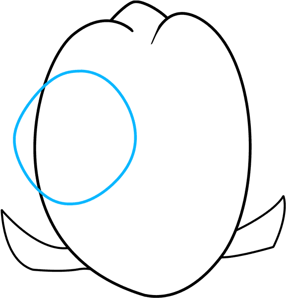 How To Draw Baby Dory From Finding Dory - Baby Dory Drawing Easy Clipart (680x678), Png Download