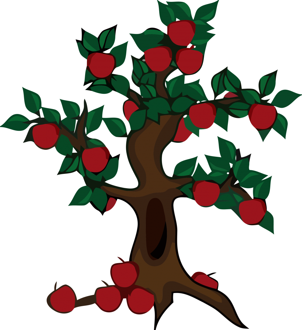 Apple Tree Clip Art - Png Download - Full Size Clipart (#5383935