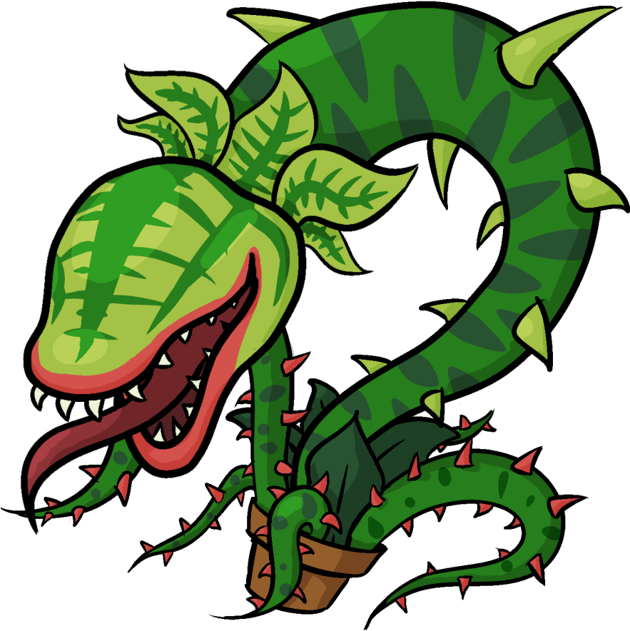 Courtesy Clipart Independent Practice - Little Shop Of Horrors Plant Cartoon - Png Download (900x900), Png Download