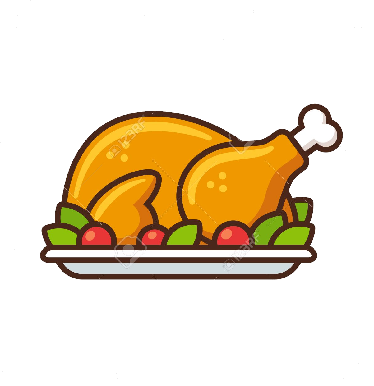 Download Roast Turkey Clip Art - Png Download (#5384205) - PinClipart