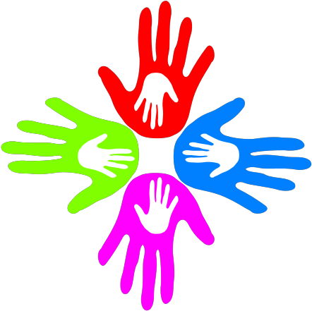 Colorful Hand Png Clipart Transparent Png (1024x1024), Png Download