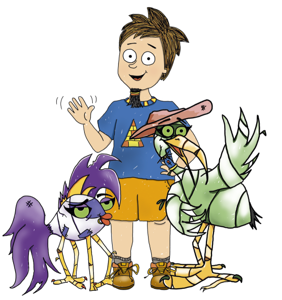 Bab Sharkey And The Animal Mummies Clipart (651x591), Png Download