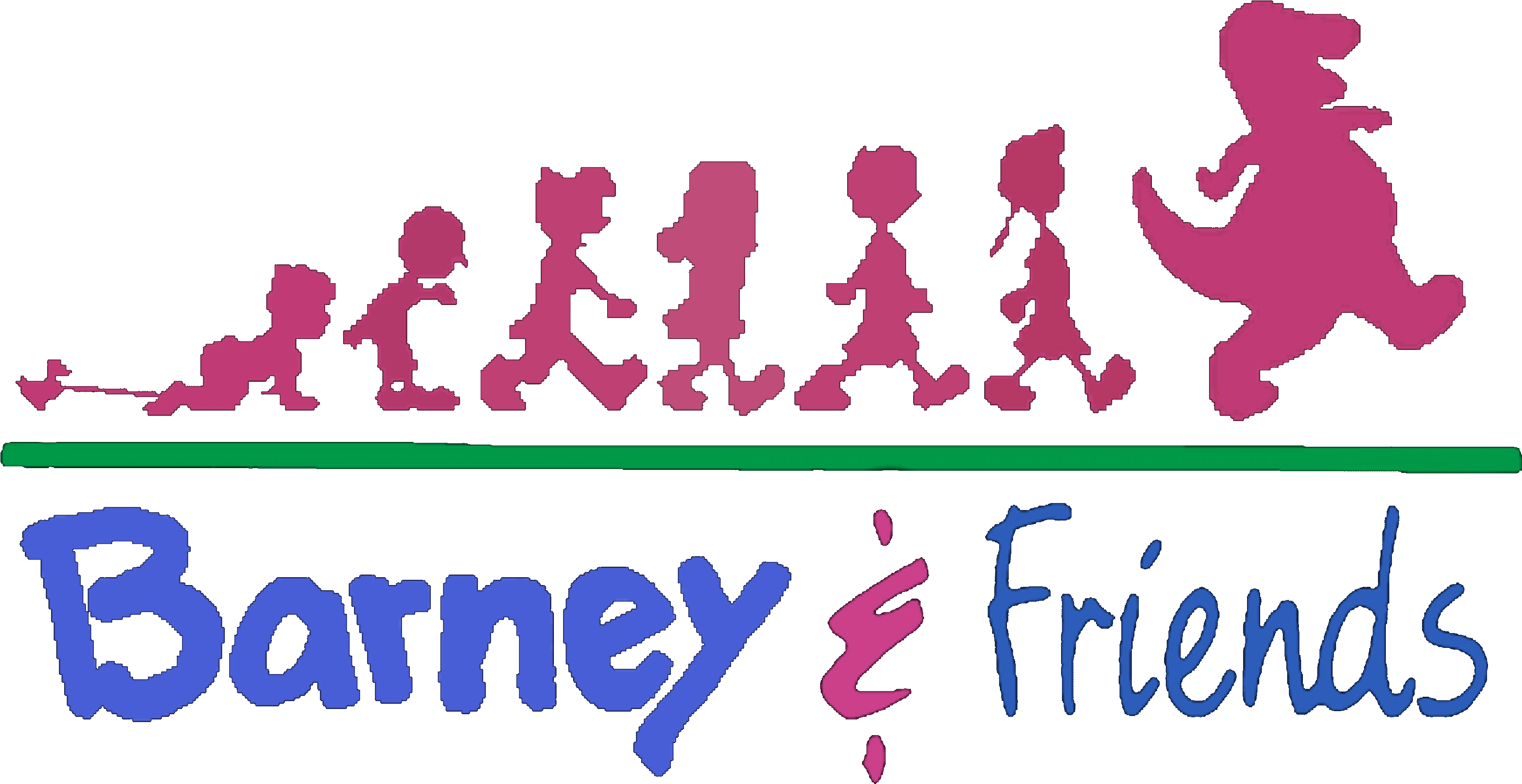 Twilight Sparkle& - Transparent Barney And Friends Logo Clipart (3545x1851), Png Download