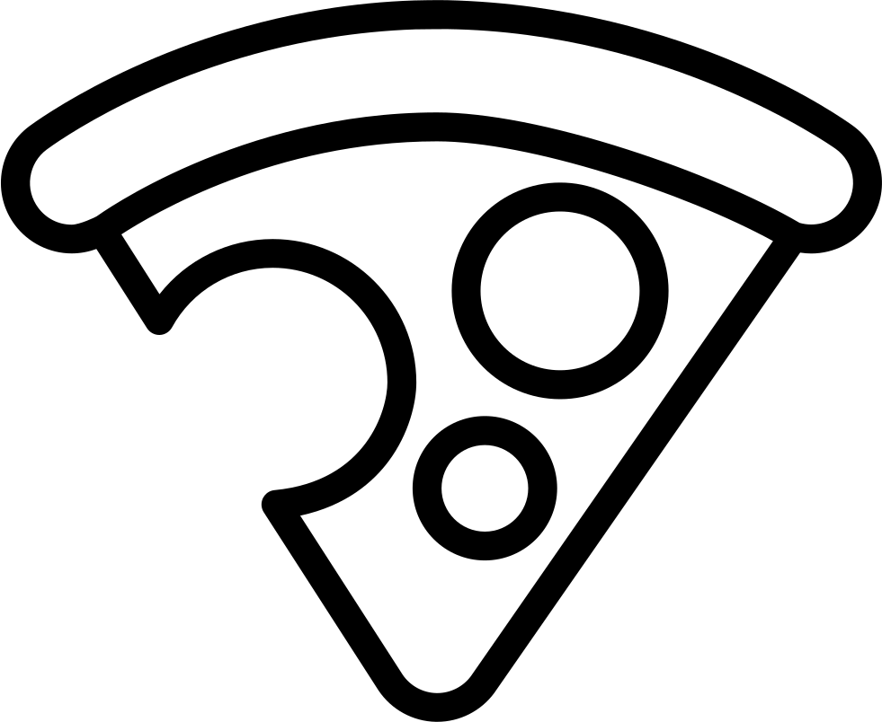 Slice Of Pizza Clipart (981x804), Png Download