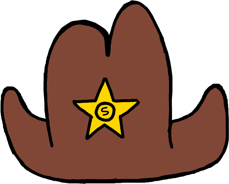 #sheriff #hat #cowboy #cowgirl Clipart (1773x1773), Png Download