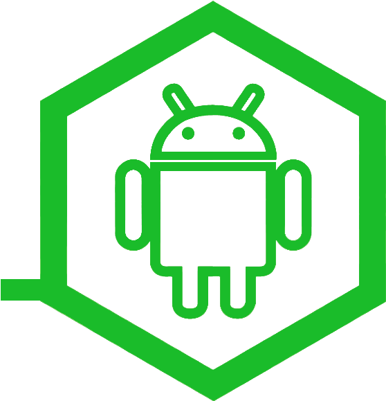 Android Icon Black No Background Clipart (684x601), Png Download