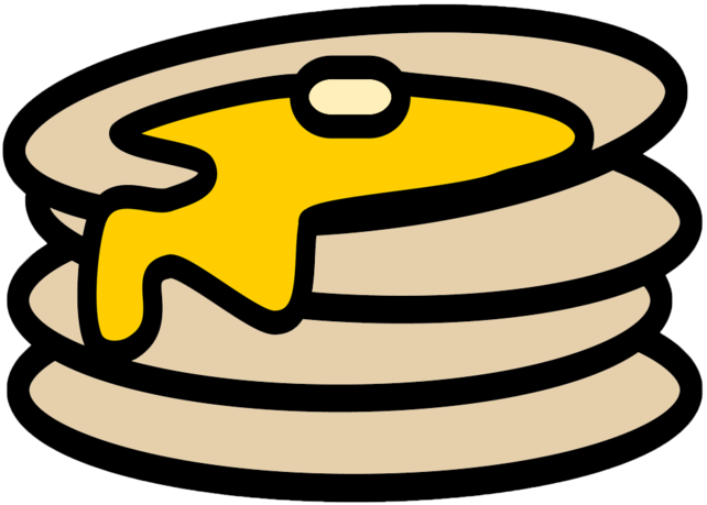 Pancake Clipart (1000x719), Png Download