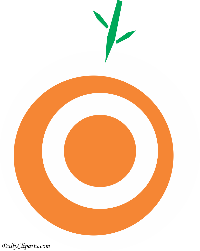 Round Orange Image Clipart For Project Work - Circle - Png Download (816x1024), Png Download