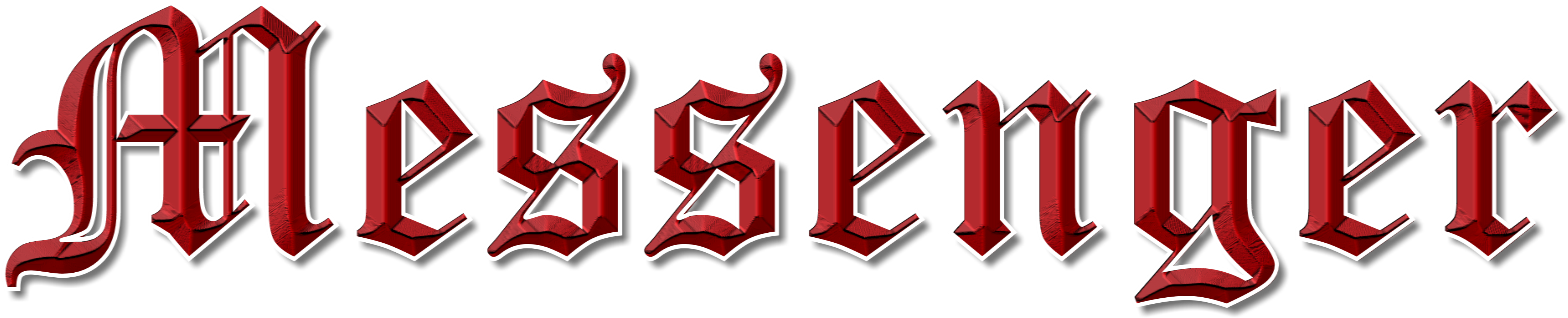 Messenger - Graphic Design Clipart (4803x1801), Png Download