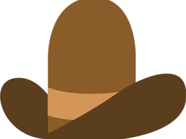 Cowboy Hat Clipart Crazy Hat - Cowboy Hat Transparent Background Cartoon - Png Download (640x480), Png Download