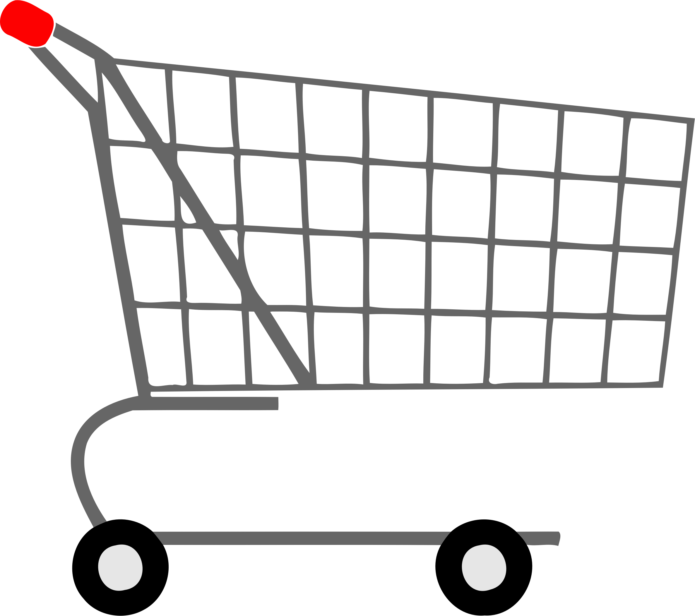 Transparent Background Shopping Cart Clipart - Png Download (1920x1700), Png Download