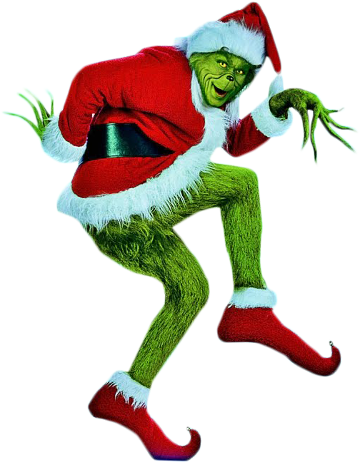 Grinch Png- - Grinch Stole Christmas Png Clipart (1280x720), Png Download